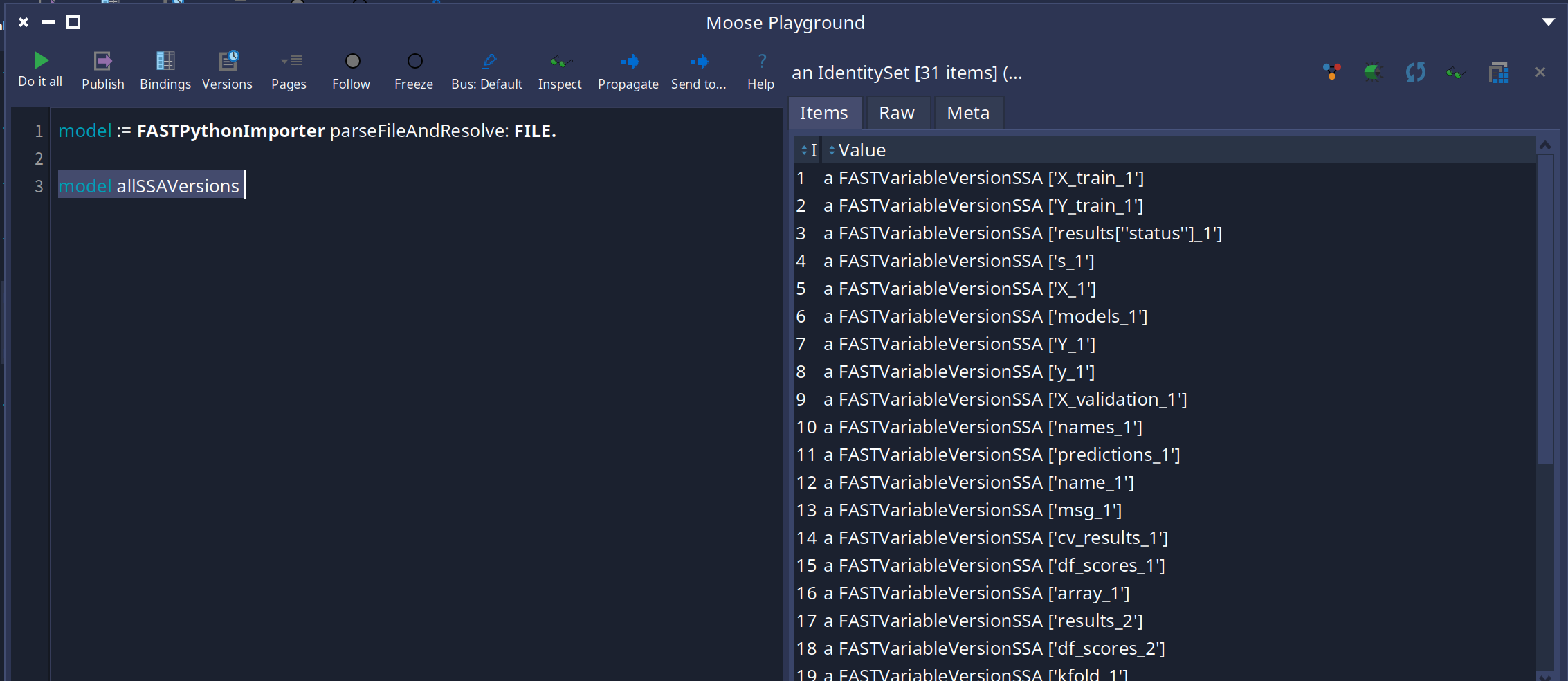 SSA resolution example